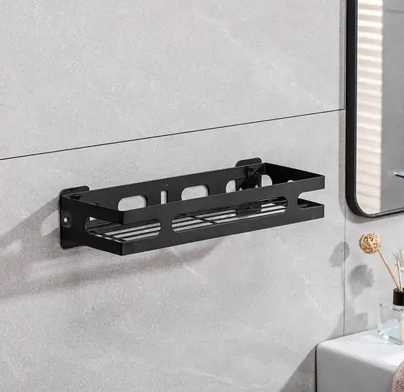 رف حمام عصري + رف إضافي مجاني